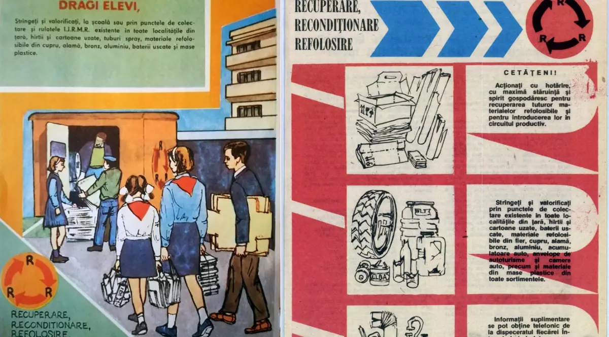 Reciclarea în România lui Ceaușescu. Cei trei „R” ai propagandei socialiste: recuperare, recondiționare, refolosire - obsesia economiei centralizate. Normele impuse unităților de miliție