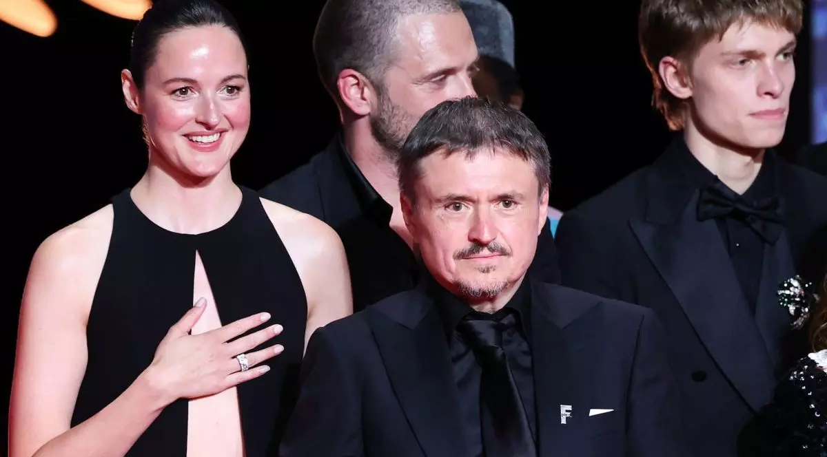 Regizorul român Cristian Mungiu, aflat la al doilea trofeu Palme d'Or. Foto Getty Images
