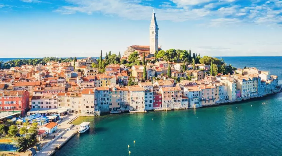 Vedere panoramică Rovinj