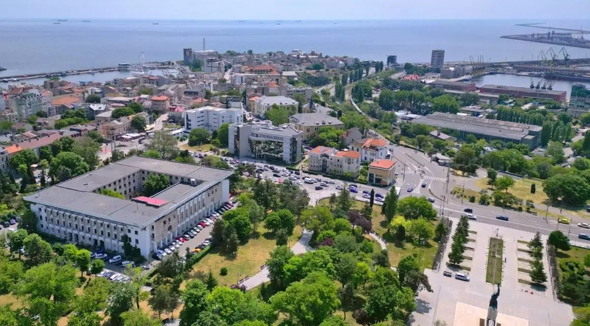Vedere de sus a orașului Constanța