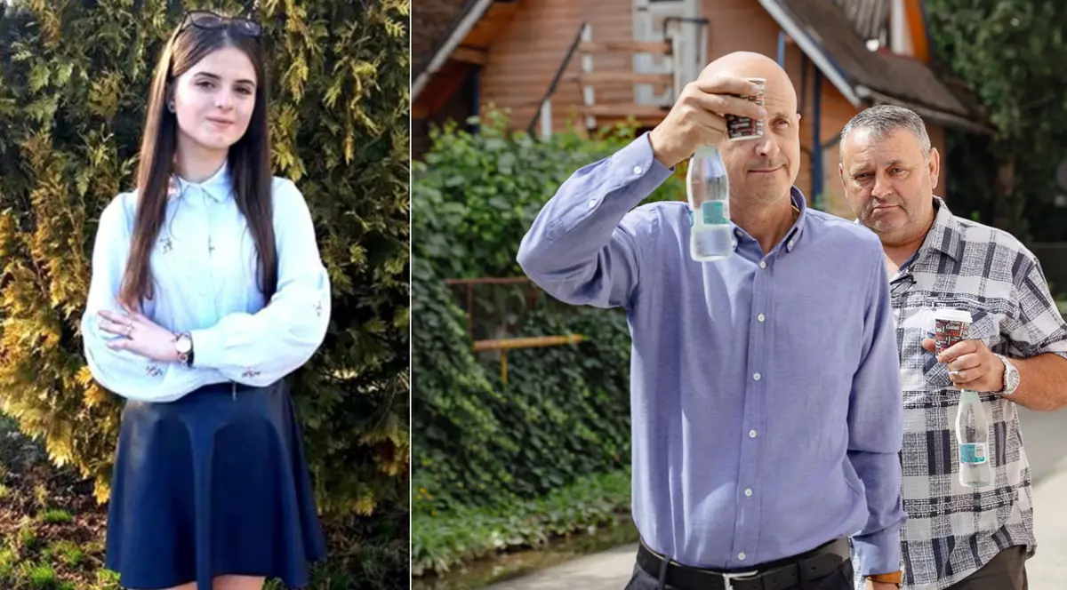Colaj cu Alexandra Măcesanu si doi barbati unul in camasa albastra si unul in camasa gri cu carouri
