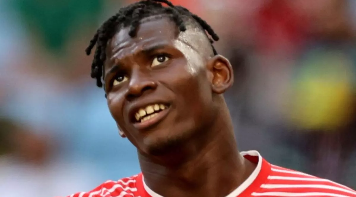 Atacantul elveţian Breel Embolo. Foto Hepta