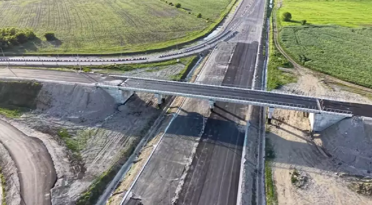 Lucrări la Autostrada A0 Nord - București, Lot 3 realizat de firmat chineză CCECC