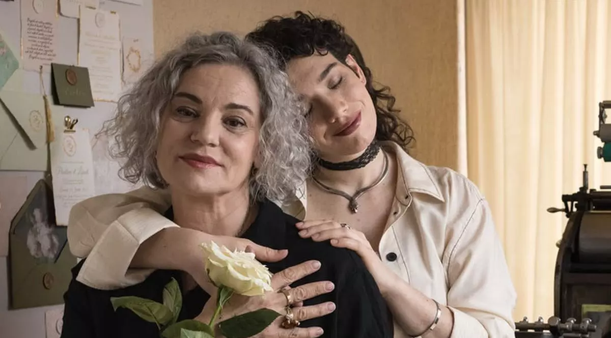 Maia Morgenstern alături de Cabiria Morgenstern, fiica ei