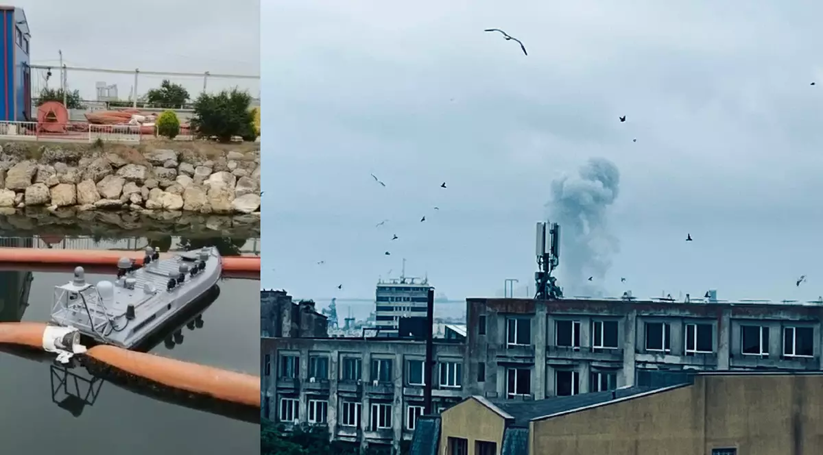 drona marina descoperita în Portul C nstanta-5-iunie-2026 // Suflul exploziei din portul constanța