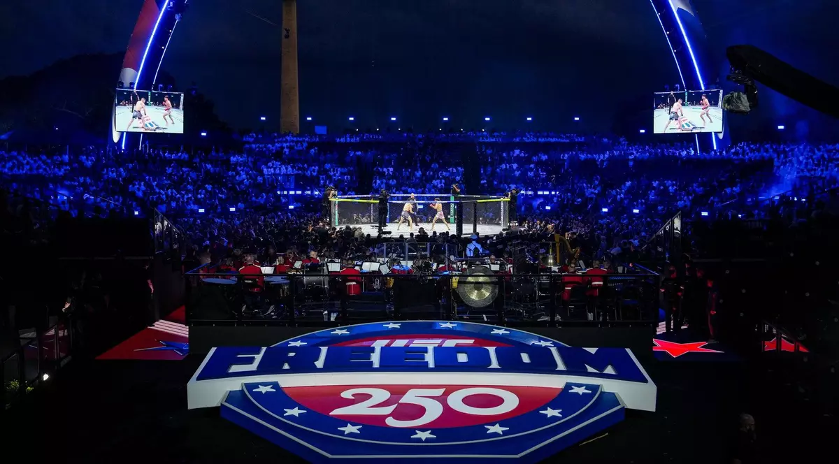 Gala UFC Freedom 250, organizată la Casa Albă, pe 14 iunie, de ziua lui Donald Trump Foto: Profimedia
