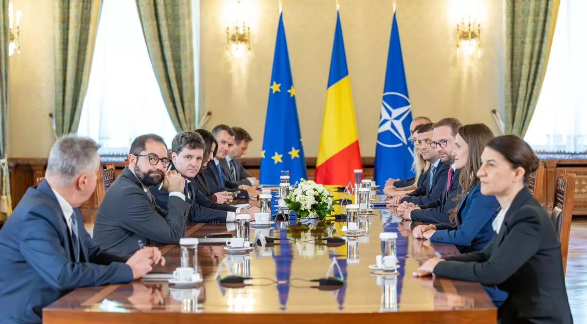 Întâlnirea între Nicușor Dan și delegația USR la Cotroceni FOTO Presidency