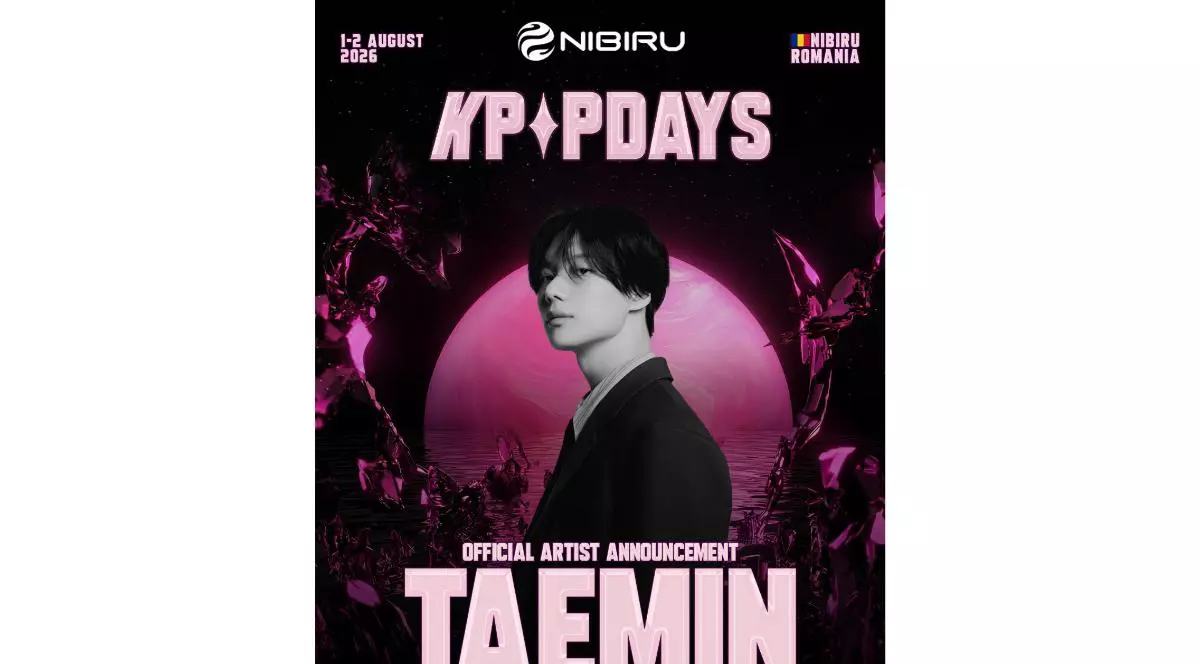 TAEMIN, unul dintre cele mai mari nume ale K-pop-ului mondial, confirmat la K-POP Days NIBIRU