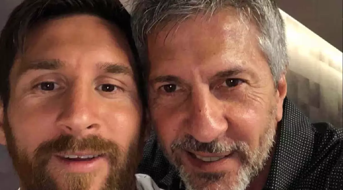 Lionel Messi și tatăl său - Jorge