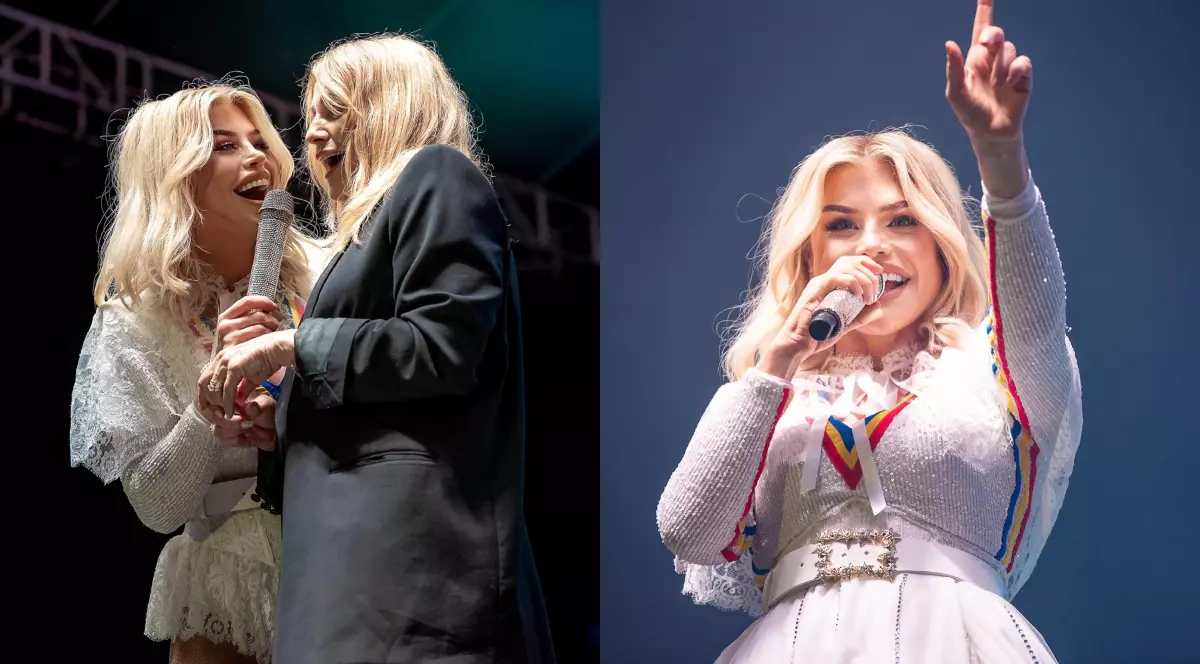 Loredana Groza și Nadia Comăneci