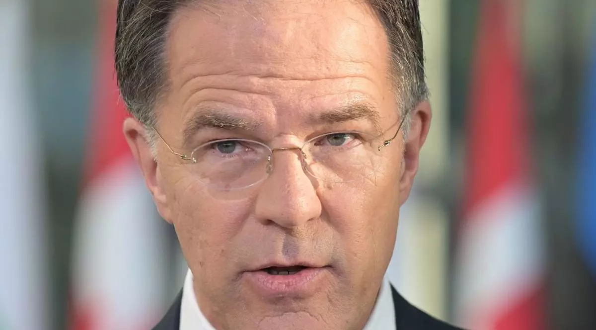 Mark Rutte, secretarul general al NATO, vorbește la reuniunea miniștrilor apărării din NATO, la Bruxelles, pe 18 iunie 2026. Foto: Hepta.