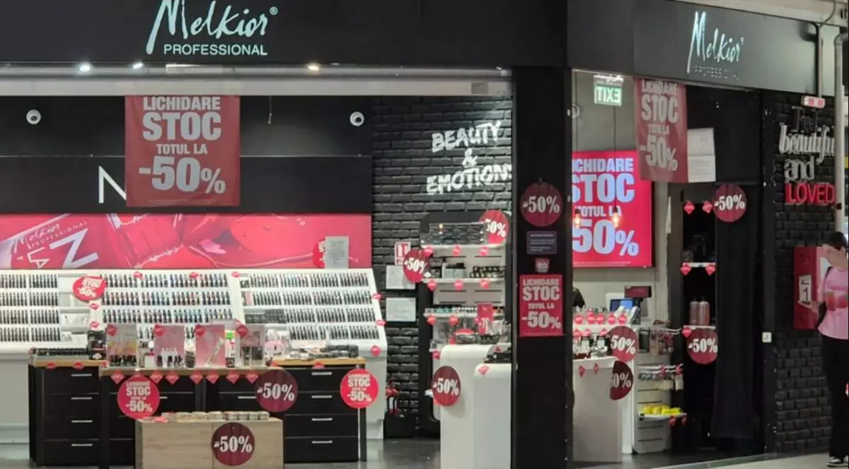 Un magazin Melkior cu reduceri de stoc de 50%, în Iris Titan, București
