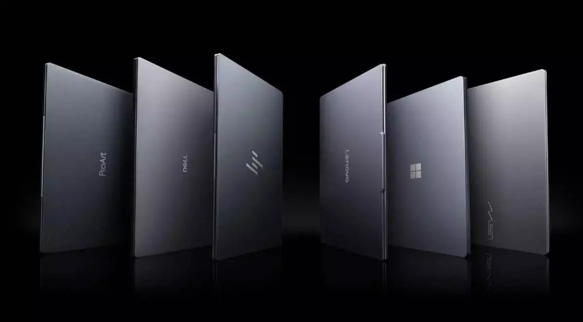 Mai multe laptopuri echipate cu Nvidia RTX Spark, de la diverși producători.