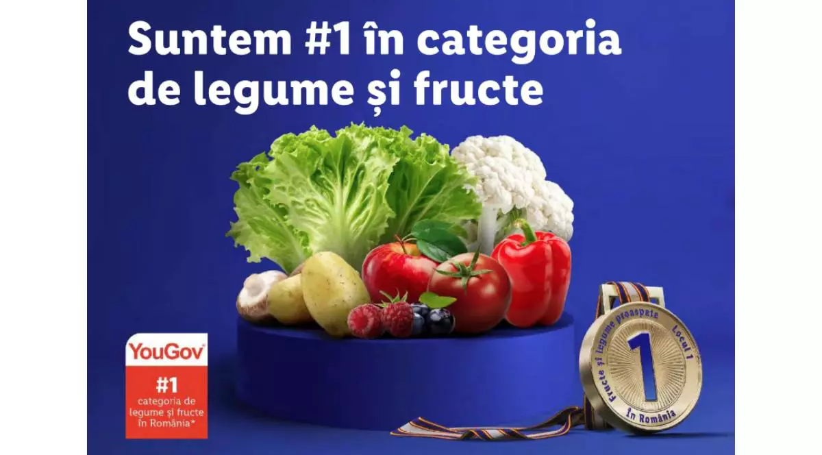 Lidl, alegerea numărul 1 pentru categoriile de legume și fructe. Calitate la preț imbatabil, zi de zi