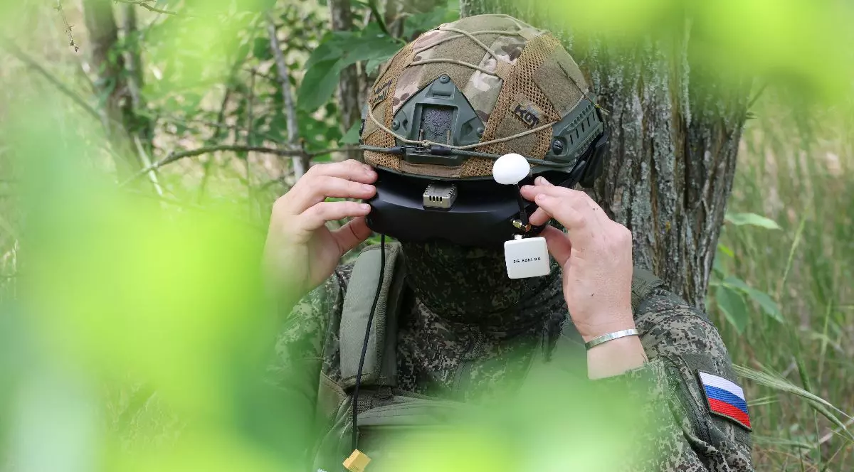 Operator de drone al armatei ruse desfășurat în regiunea Zaporijia