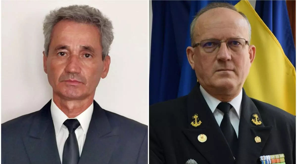 Sandu Valentin Mateiu, fost ofiţer de informații în Armata Română, și Constantin Ciorobea, fost adjunct al Forțelor Navale