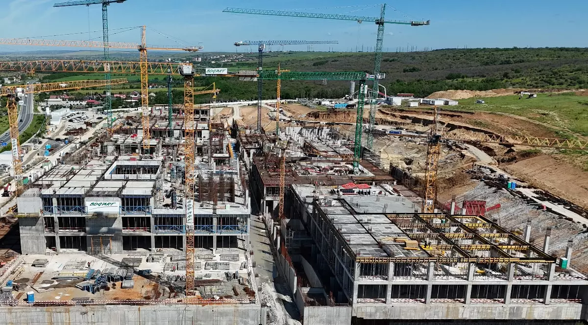 Lucrările la Spitalul Regional de Urgență Craiova
