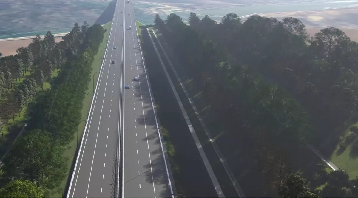 Viitorul drum dintre Iași și Podul peste Prut de la Ungheni din cadrul Autostrăzii A8