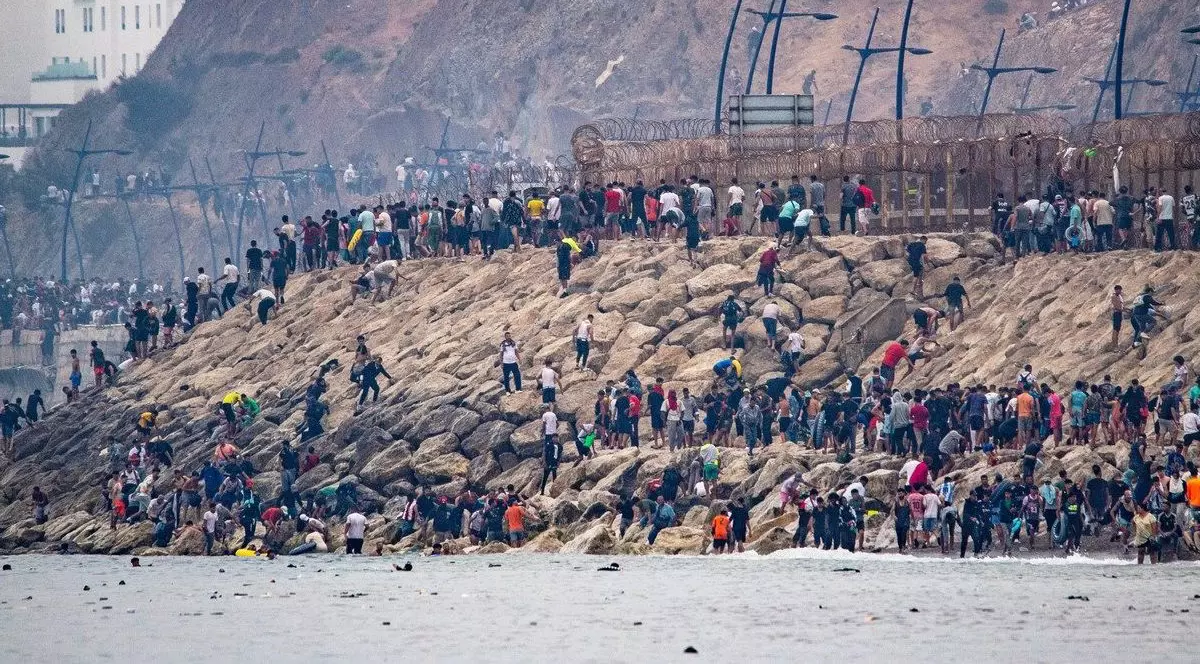 60.000 de imigranți au luat cu asalt Ceuta, dar aproape toți au fost returnați în Maroc Foto: Profimedia