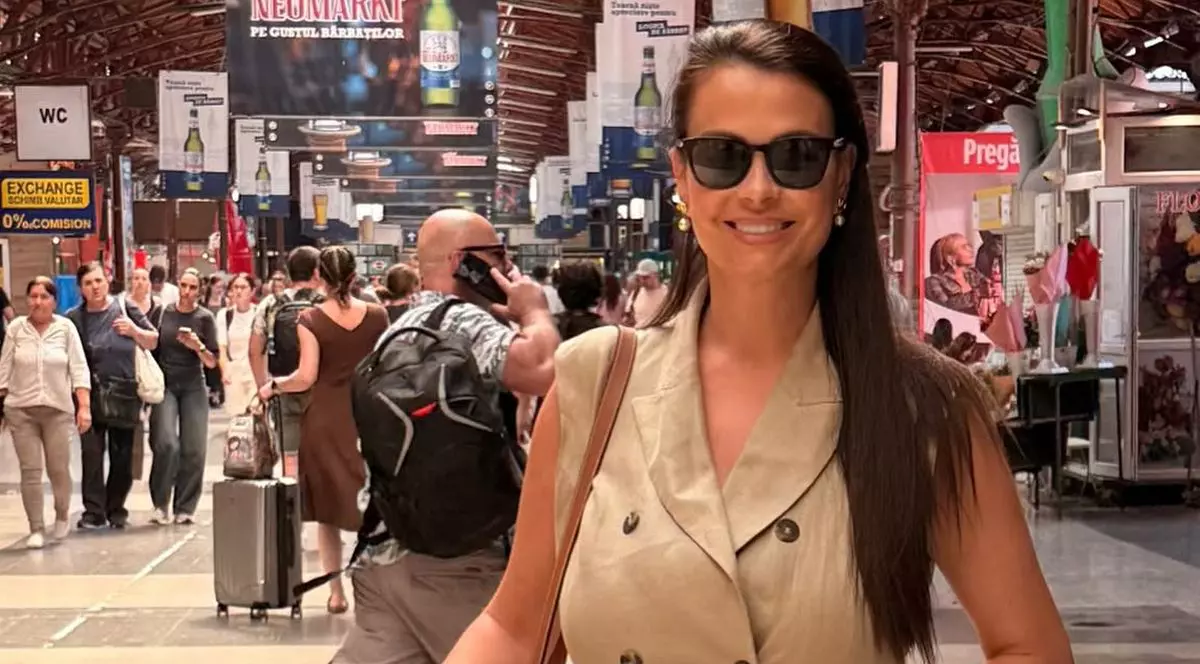 Anca Serea în gară | Foto: Instagram