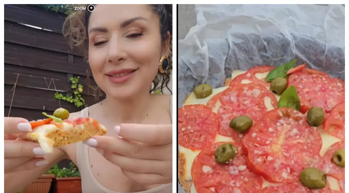 Cum se prepară „pizza de slăbit fără făină”, după rețeta lui Carmen Brumă. „Hai să îți arăt ce simplu!”