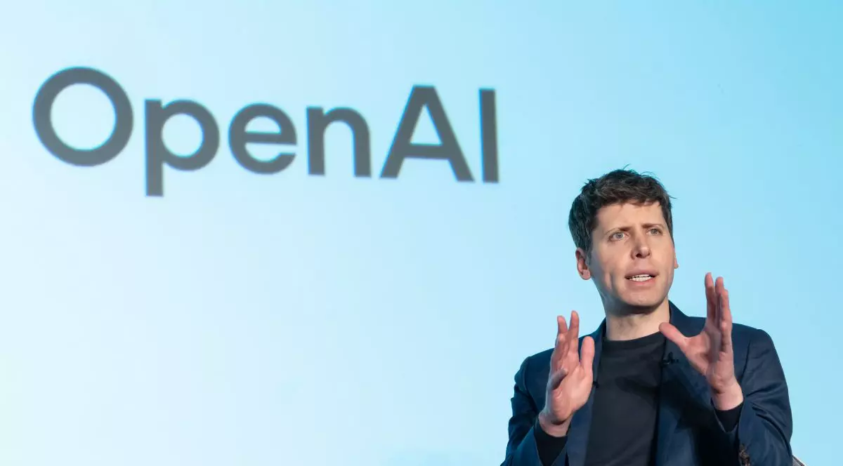 Sam Altman, CEO-ul OpenAI, vorbește în cadrul unei discuții cu Masayoshi Son, CEO-ul SoftBank Group, la un eveniment intitulat „Transformarea afacerilor prin intermediul IA”, desfășurat la Tokyo, Japonia, pe 3 februarie 2025