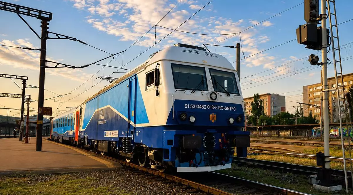 Locomotiva modernizata de RELOC Craiova