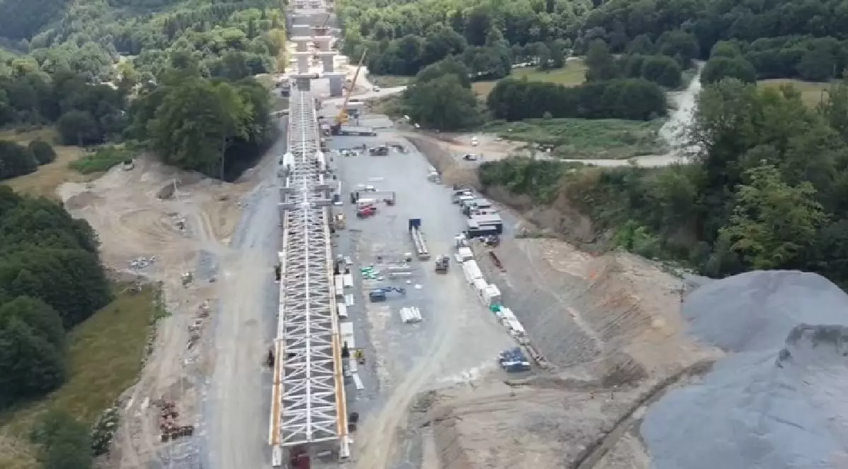 Lucrări efectuate pe Secțiunea 3 Cornetu - Tigveni a Autostrăzii A1 Sibiu-Pitești