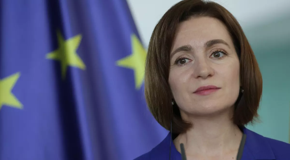 Maia Sandu, președintele Republicii Moldova, la un eveniment organizat la sediul Comisiei Europene