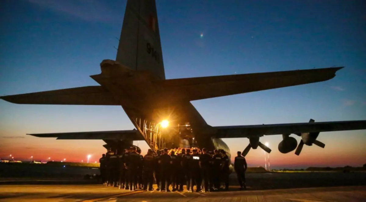 Avion de transport C - 130 Hercules al Armatei Române