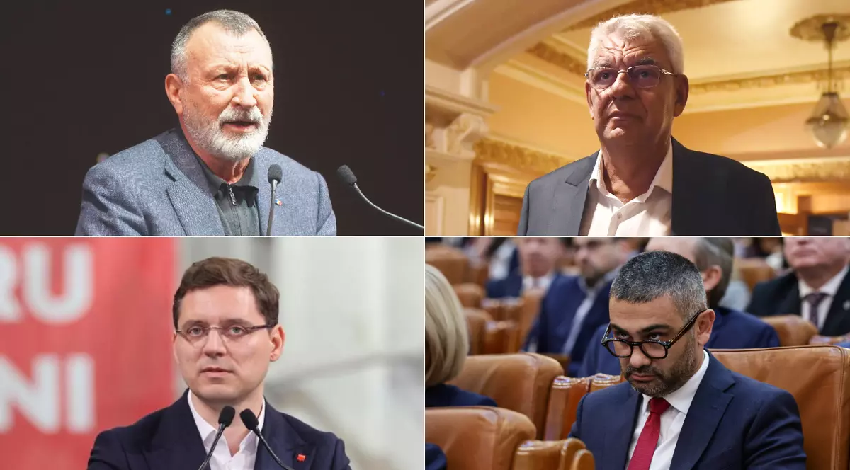 Colaj cu Paul Stănescu Mihai Tudose Victor Negrescu Florin Manole