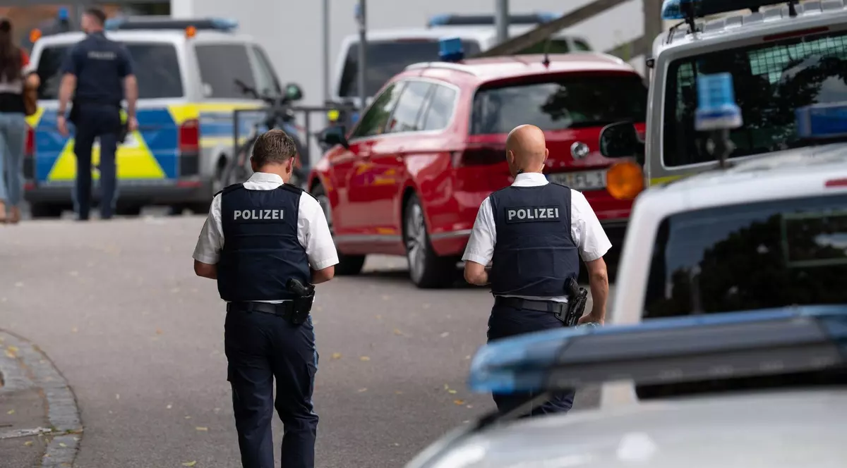 Polițiști germani în timpul unei intervenții Foto: Profimedia