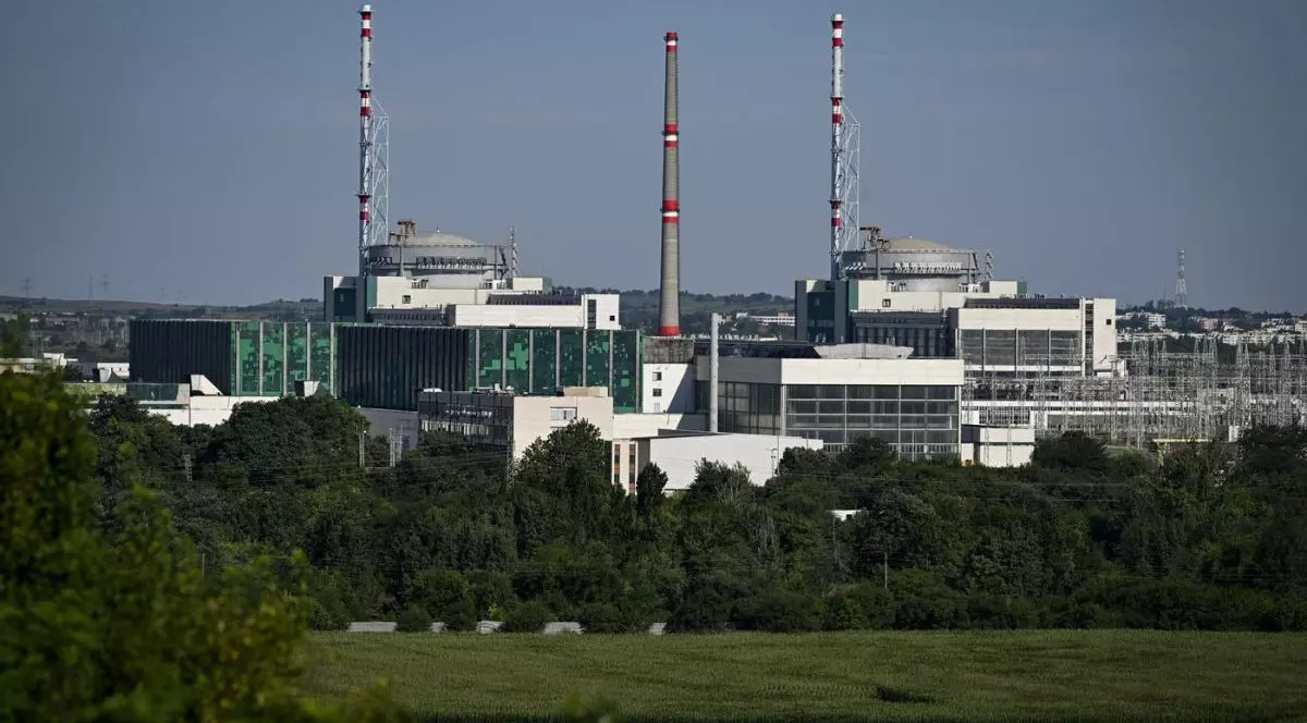Imagine generală a Centralei Nucleară din Kozlodui, Bulgaria, 23 iulie 2023