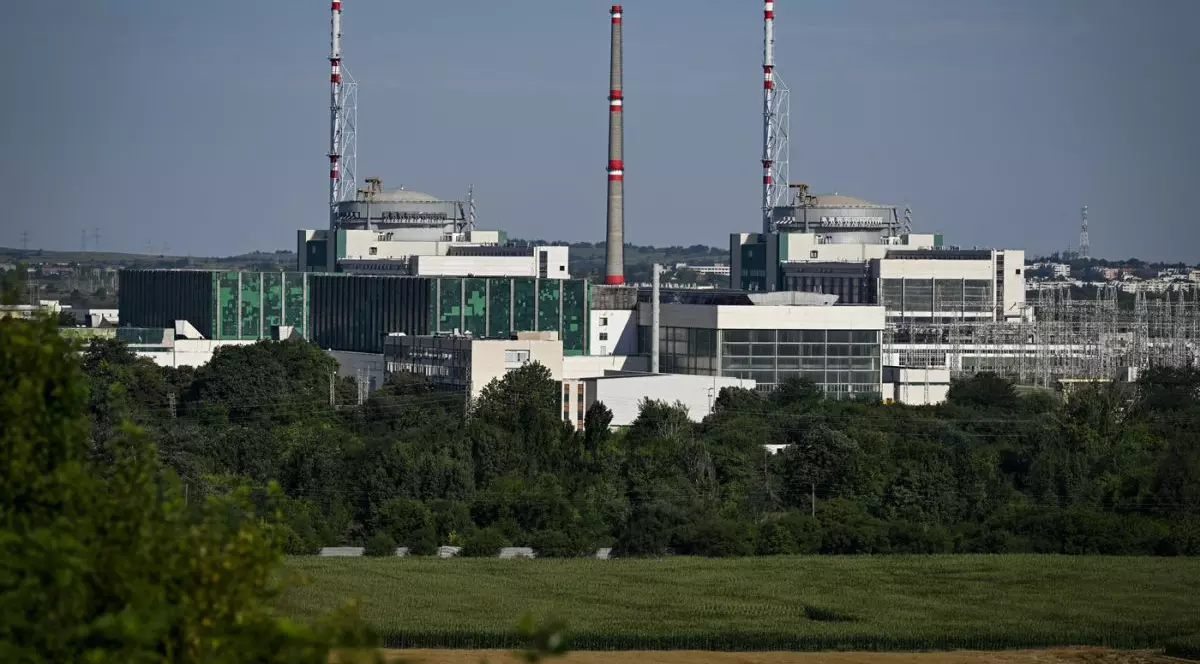 Imagine generală a Centralei Nucleară din Kozlodui, Bulgaria, 23 iulie 2023
