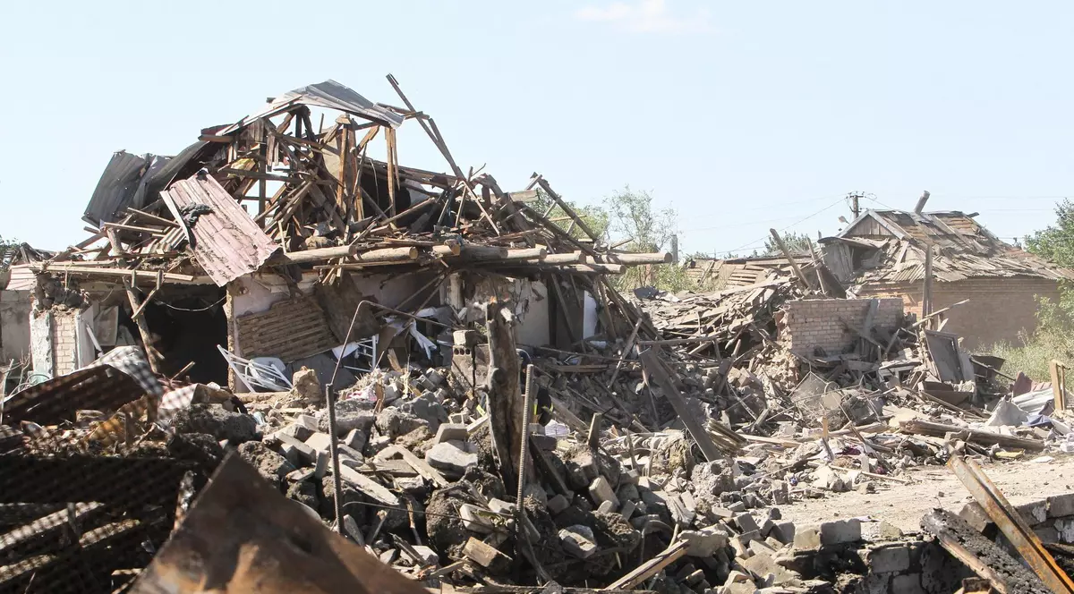 Radușne, Ucraina. Rușii au atacat case și au ucis copii Foto: Profimedia