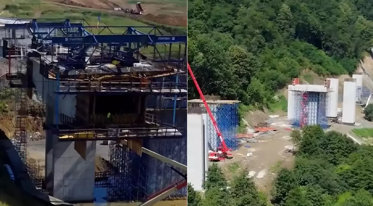 Constructorii de pe secțiunea montană a Autostrăzii Sibiu - Pitești (A1) se pregătesc pentru o premieră inginerească pe Valea Oltului