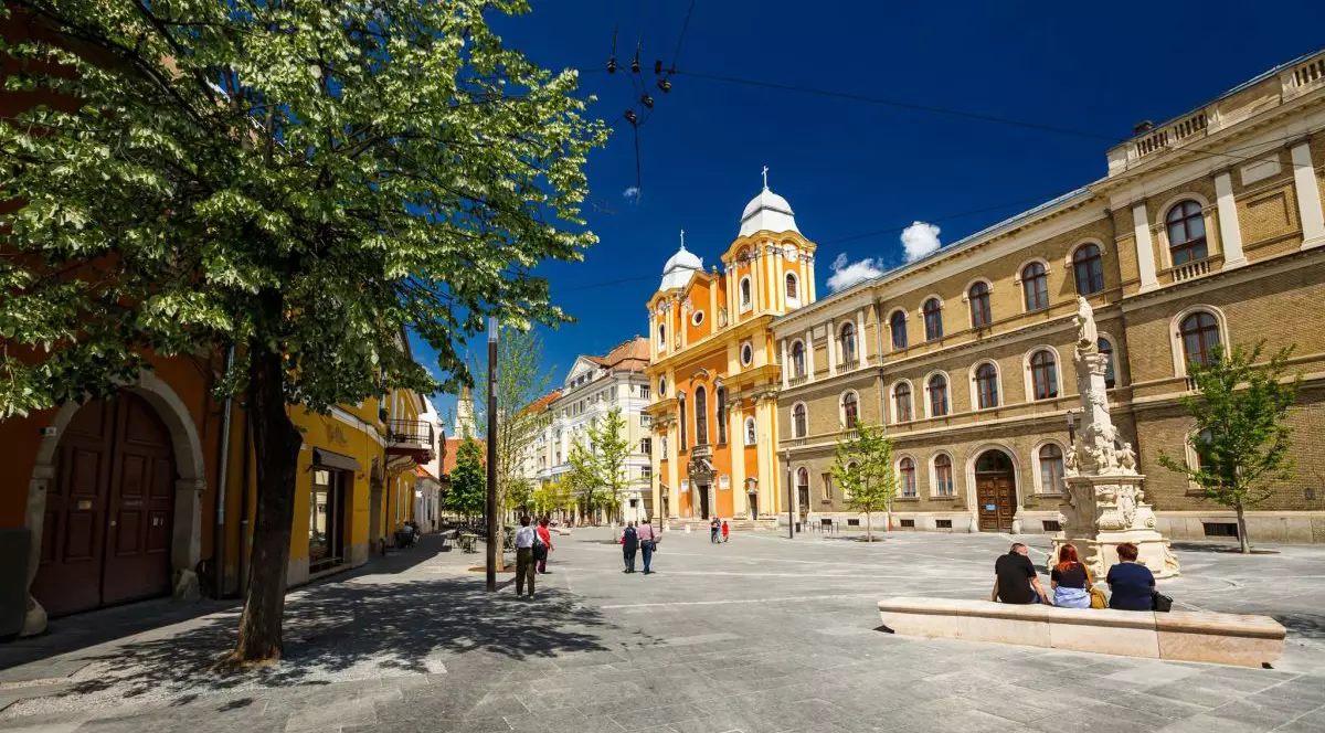 Imagine din centrul orașuli Cluj-Napoca