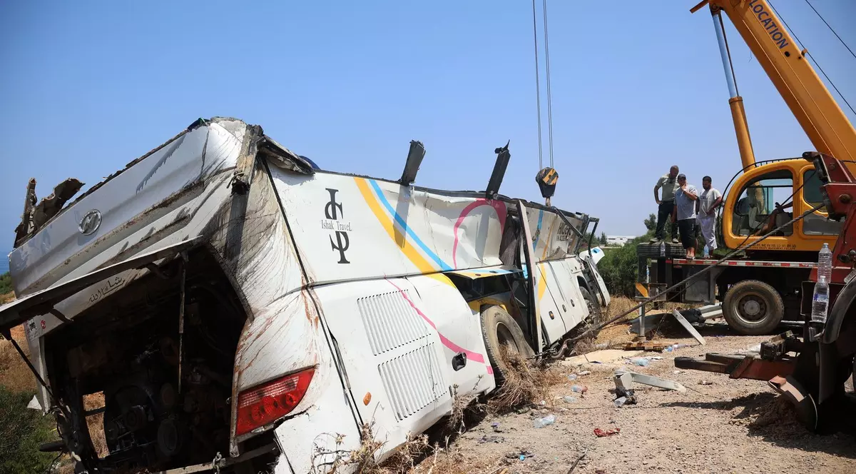 Accident de autocar în Algeria Foto: Profimedia