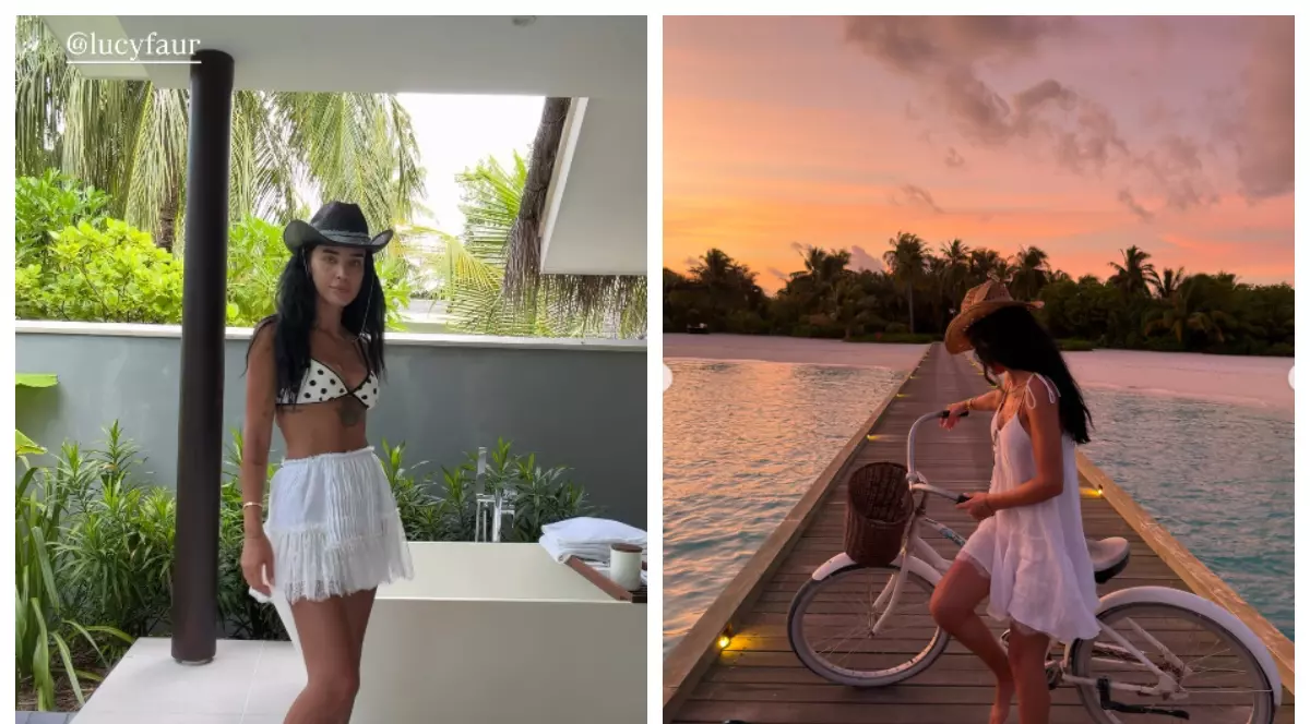 Adelina Pestrițu în Maldive