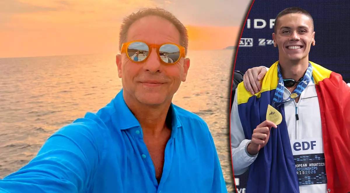 Dan Negru a vorbit despre performanța lui David Popovici | Foto: Facebook / Getty Images