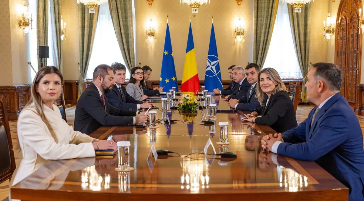 Delegația AUR la consultările de la Palatul Cotroceni FOTO Presidency