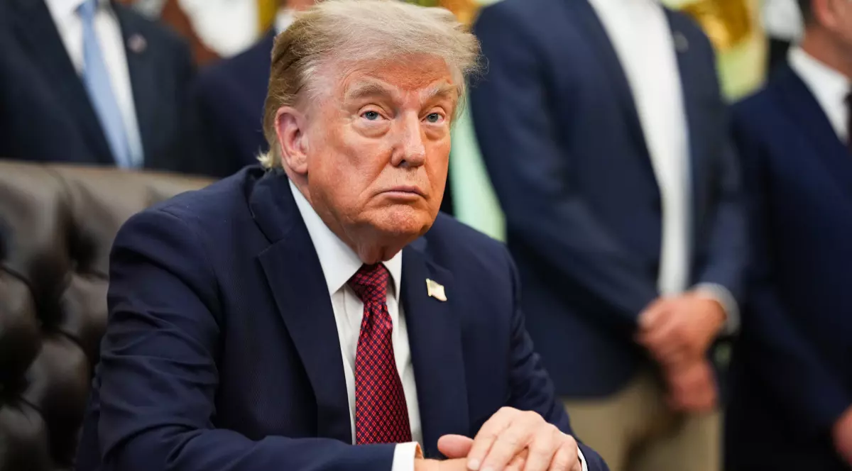 Președintele american Donald Trump, în Biroul Oval de la Casa Albă