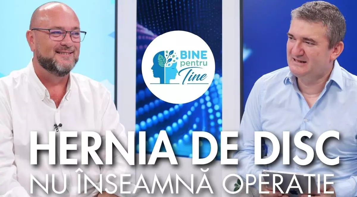 Dr. Vadim Palii ]n studioul Bine pentru tine la Libertatea, cu Dorin Chioțea