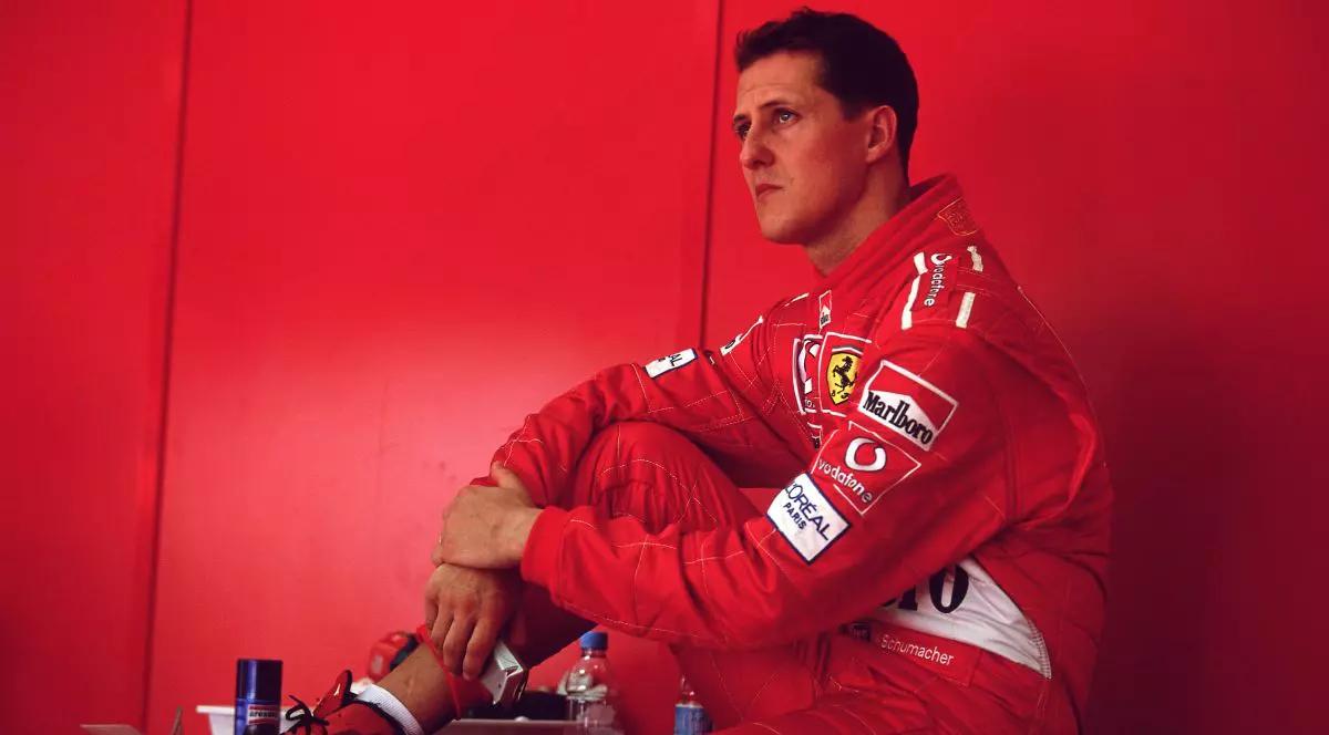 17 Mar 2002: Portrait of Ferrari driver Michael Schumacher before the Formula One Malaysian Grand Prix at the Sepang Circuit in Kuala Lumpur, Malayasia. Mandatory Credit: Clive Mason/Getty Images