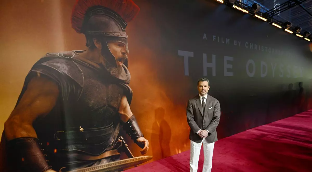 Matt Damon participă la premiera filmului „The Odyssey” (Universal Pictures) pe 11 iulie 2026, la Mumbai, India