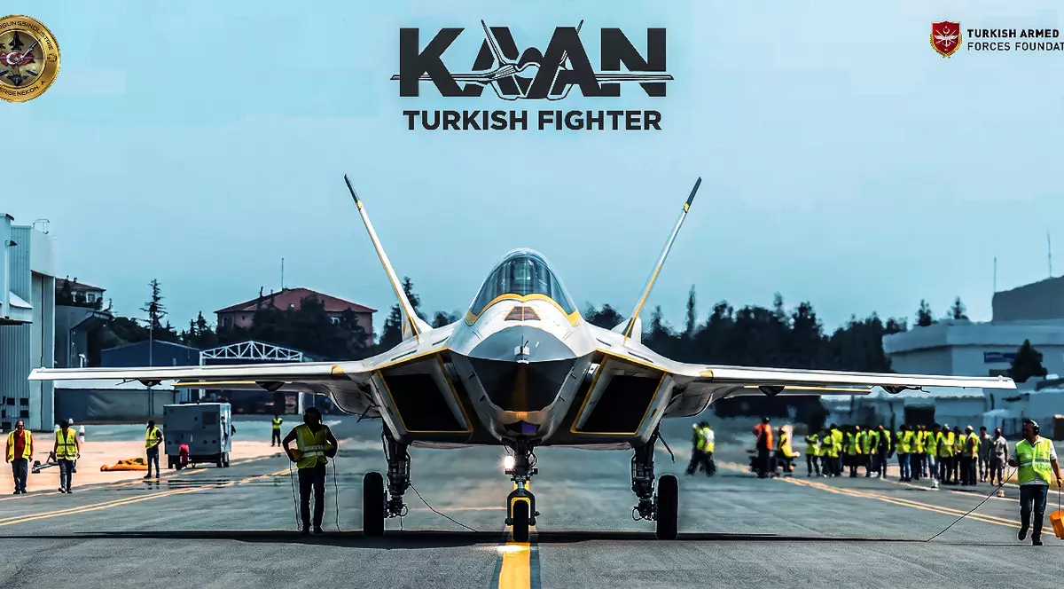 prototipul avionului de vânătoare KAAN P1 efectuând cu succes teste de rulare cu motor,