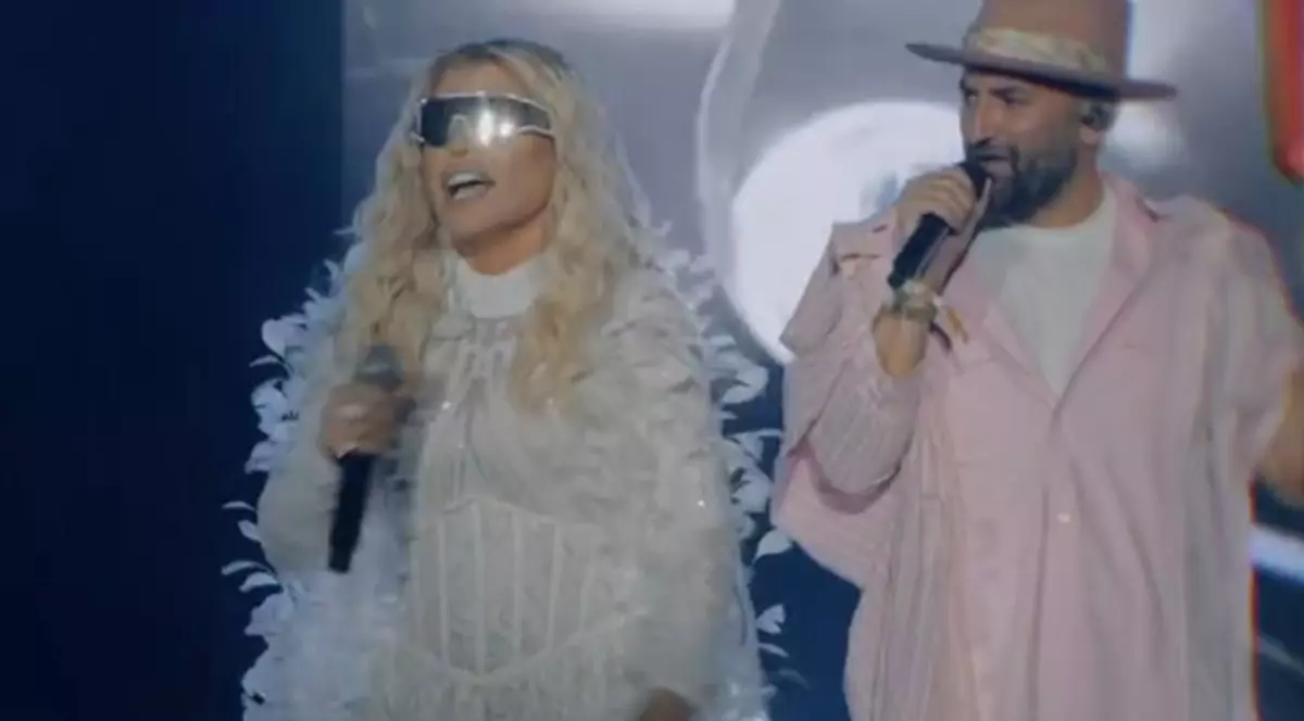Smiley și Loredana Groza pe scena festivalului Untold 2026 din Cluj | captură video Instagram