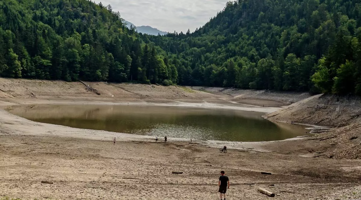 Nivelul Dunării scade pe măsură ce seceta și căldura persistă. Sursă foto: Getty Images.