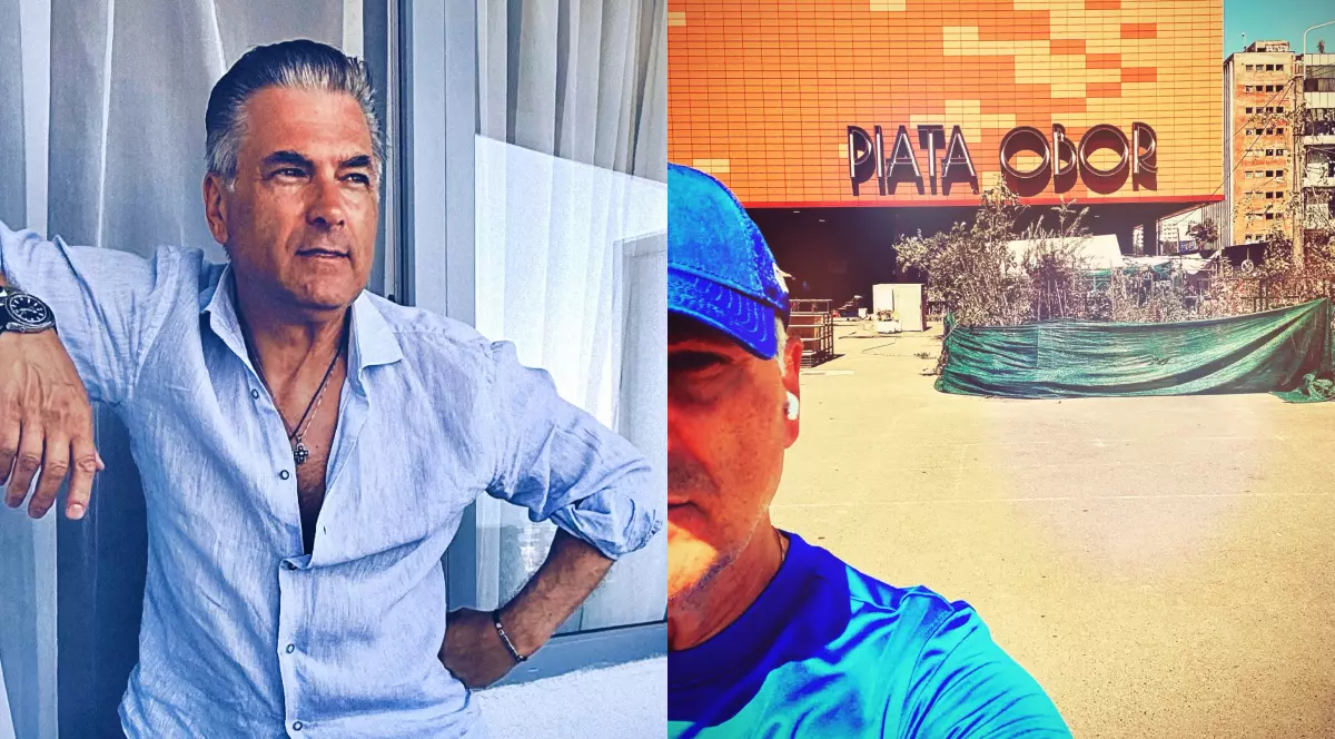 Mircea Radu a mers la Piața Obor