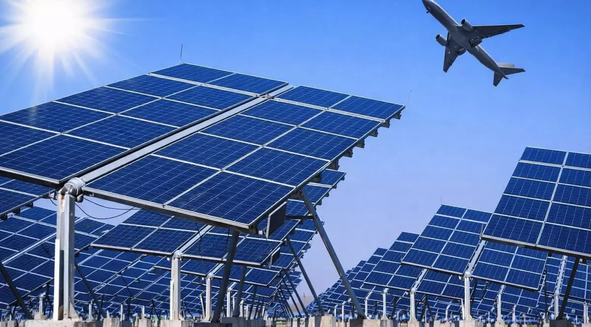 Parc fotovoltaic la Aeroportul „Henri Coandă”, cu finanțare europeană